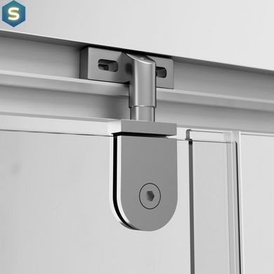 Душова кабіна Am.Pm Gem 5-corner Pivot 90x90 см без піддону хром матовий W90UG-405-090MT, Хром матовий, хром матовий