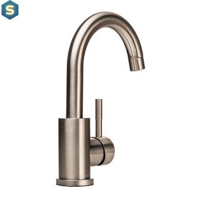 Смеситель для умывальника Globus Lux Alpen SBT1-101S, Графитовый хром