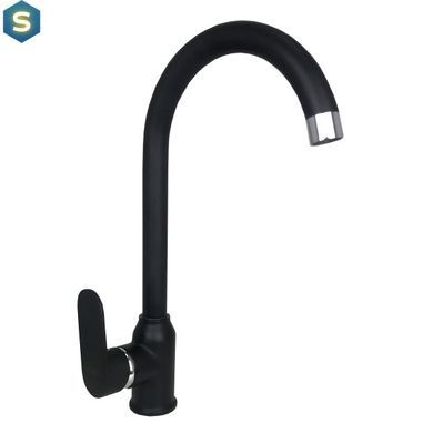 Смеситель для кухни Globus Lux Ontario GLO-0203S-BB, Черный/золото