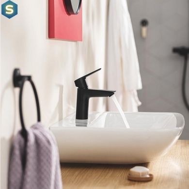 Тримач для рушників Grohe QuickFix Start 411742430, Черный матовый