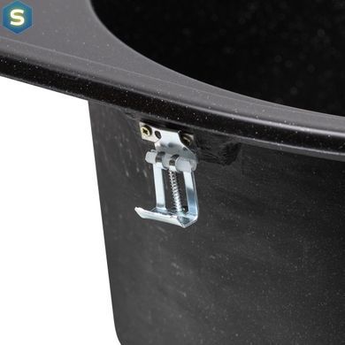 Кухонна мийка Lidz 780x500/200 BLM-14 (LIDZBLM14780500200), Чорний/золото