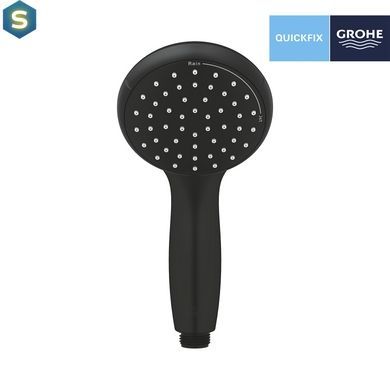 Ручной душ Grohe QuickFix Vitalio Start 100 279462430, Черный матовый