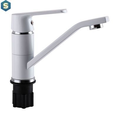 Смеситель для умывальника Globus Lux Laguna GLA-0203MQ-7-white, Белый