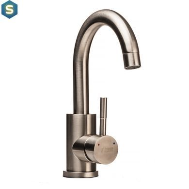 Смеситель для умывальника Globus Lux Alpen SBT1-101S, Графитовый хром
