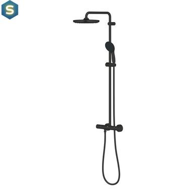 Душевая система термостатическая Grohe QuickFix Vitalio Start System 250 266772431, Черный матовый