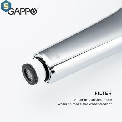 Ручной душ Gappo G001, 3-режим, белый/хром, Хром