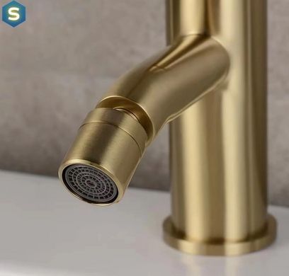 Смеситель для биде Rea Lungo brushed gold REA-B4702, Золотой