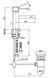 Смеситель для биде Kohlman Axis chrome QB130N, Хром