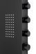 Душевая панель Corsan Duo black A777MBL, Черный матовый