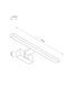Світильник Nowodvorski 10670 Cezanne LED 1x12W 3000K 850Lm IP44 Bl