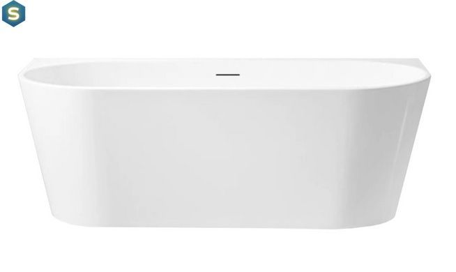Ванна акрилова пристінна Rea Capri 170x75 white REA-W9801, Білий