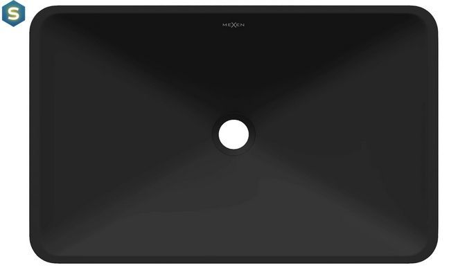 Умивальник Mexen Esper black накладний MEX-23036071, Черный матовый