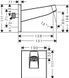 Кронштейн для верхнього душу Hansgrohe Pulsify 260 Matt Black 24149670