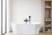Ванна акрилова пристінна Rea Capri 170x75 white REA-W9801, Білий