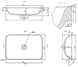 Умывальник Fancy Marble Aino 2905101, Белый