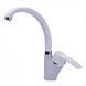 Змішувач для кухні Globus Lux GLQU-0203S-BIG-7-White, Білий