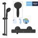 Смеситель термостатический для душа Grohe QuickFix Start Black UA303908T1, Черный матовый