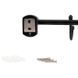 Крючок Qtap Liberty BLM 1154-3, Черный матовый