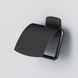 Держатель туалетной бумаги с крышкой Am.Pm Gem black A90341422, Черный матовый