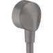 Шланговое подсоединение Hansgrohe Fixfit E без обратного клапана Brushed Black 27454340