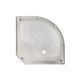 Душовий бокс Kroner KRP Enzo - WD.C.T.F. 90x90 cм CV029571, Хром матовий, матовий