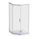 Душова кабіна Am.Pm Gem 5-corner Pivot 90x90 см без піддону хром матовий W90UG-405-090MT, Хром матовий, хром матовий
