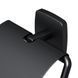 Держатель туалетной бумаги с крышкой Am.Pm Gem black A90341422, Черный матовый