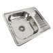 Кухонная мойка из нержавеющей стали Platinum 5848 полировка (0,8/180 мм), R, Polish