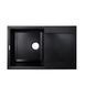 Кухонная мойка Lidz 790x495/230 ANT-15 (LIDZANT15790495200), Черный/золото