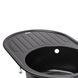 Кухонна мийка Lidz 780x500/200 BLM-14 (LIDZBLM14780500200), Чорний/золото