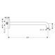 Кронштейн для верхнього душу Hansgrohe 27446000