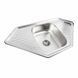 Кухонная мойка из нержавеющей стали Platinum 9550В декор (0,8/180 мм), R, Decor