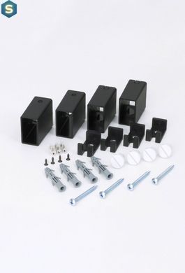 Электрический полотенцесушитель HF Leeds 770x530 black matte 6.1.0802.06.BM, Черный матовый, универсальное (коннектор), Электронный