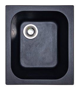 Кухонная мойка Adamant Compacta 430x500x200 чёрный 267223, Черный/золото