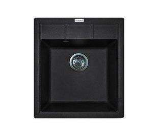 Кухонная мойка Adamant Brick 460x515x200 чёрный 4824296101203, Черный/золото