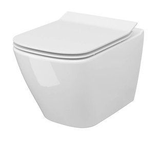 Підвісний унітаз Cersanit City Square CleanOn з сидінням duraplast Soft Close S701-405