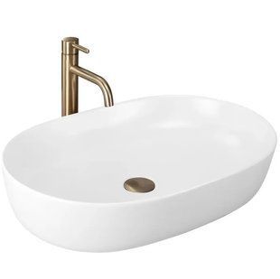 Умивальник Rea Cleo 60 white matt накладний REA-U9653, Белый матовый