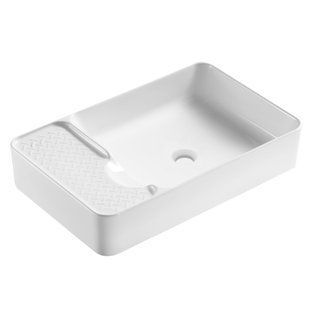 Умывальник накладной Volle Dios 4 56,5x36x11 см white 1301.634800, Белый