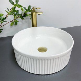 Умивальник (раковина) VBI BRINDISI WHITE накладний, Білий