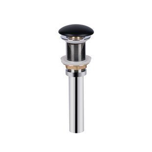 Донный клапан Qtap PU03 70х70х227.5 Matt black, Черный матовый