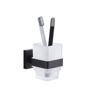 Стакан для зубных щеток VBI Jupiter black VBI-040604BL, Черный матовый