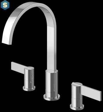 Змішувач для умивальника Kohlman Dexame chrome QB200D, Хром