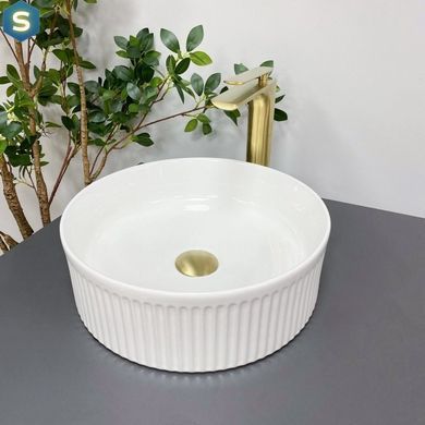 Умивальник (раковина) VBI BRINDISI WHITE накладний, Білий