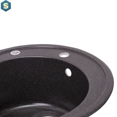 Кухонна мийка Lidz D510/200 GRF-13 (LIDZGRF13D510200), Графит