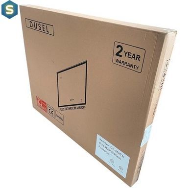 Дзеркало Dusel Led DE-M0065D Silver 120x75 см сенсорне включення + підігрів, Каппучино