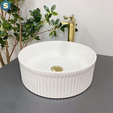 Умивальник (раковина) VBI BRINDISI WHITE накладний, Білий