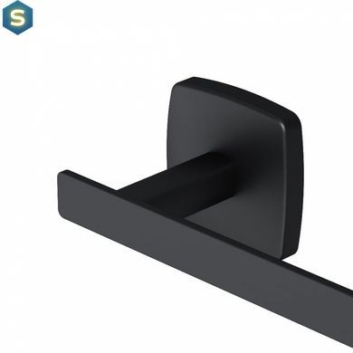 Вішалка для рушників Am.Pm Gem 50 см black A90346422, Черный матовый