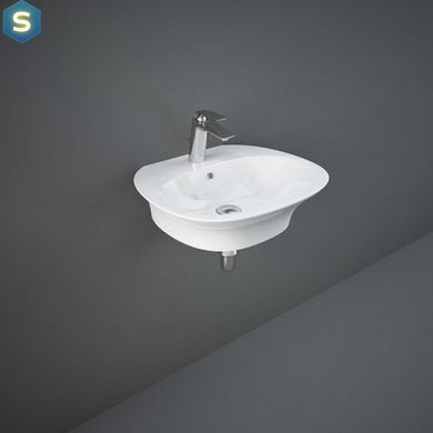 Умывальник RAK Ceramics Sensation 55x46 SENWB5501AWHA, Белый