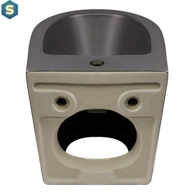 Биде подвесное Qtap Robin QT1355046FMB, Черный матовый