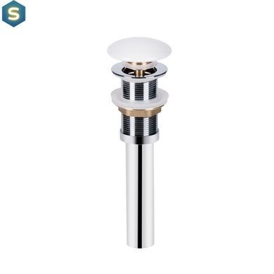 Донный клапан Qtap PU02 70х70х227.5 White, Белый